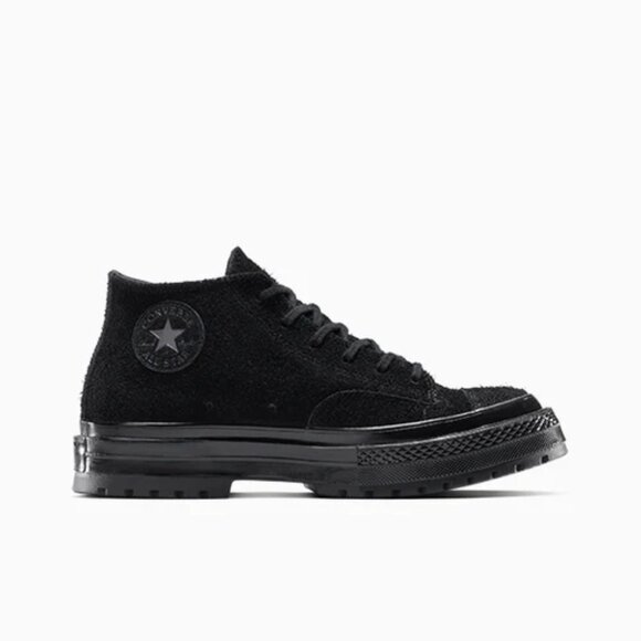 CONVERSE MENS'S CHUCK 70 MID CHUKKA NATIONAL SUEDE BLACK A16370C SIZE US 10 NEW - Picture 12 of 16